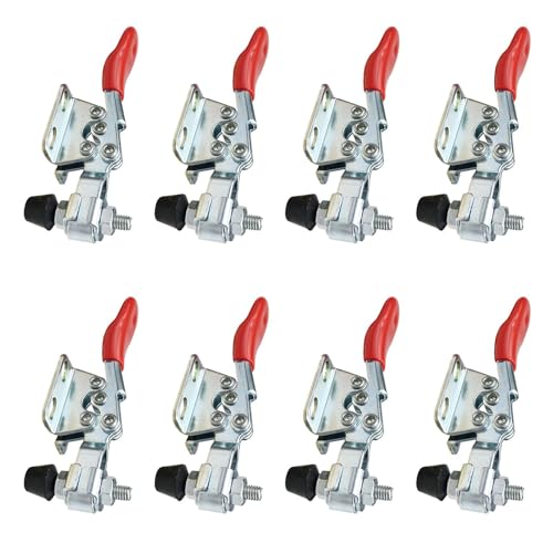 Werkstattklemme Push Pull Knebel Holzbearbeitung Schnellspanner Positionierungsclip für verschiedene Bastelaufgaben horizontal von Vdaxvme