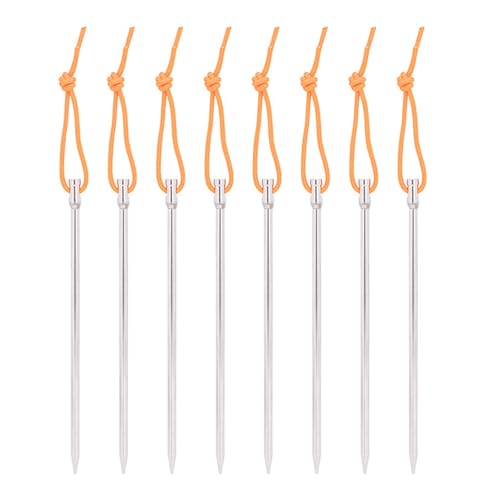 Zelthaufen aus Legierung, Vordach, Zelt, Erdnapf, Gartenhering, feste Spikes, verwendet für Campingzelt, Camping-Bodenanker Zelthaufen aus Legierung, Vordach, Zelt, Erdnapf, Gartenhering, feste Spikes, verwendet für Campingzelt, Camping-Bodenanker von Vdaxvme
