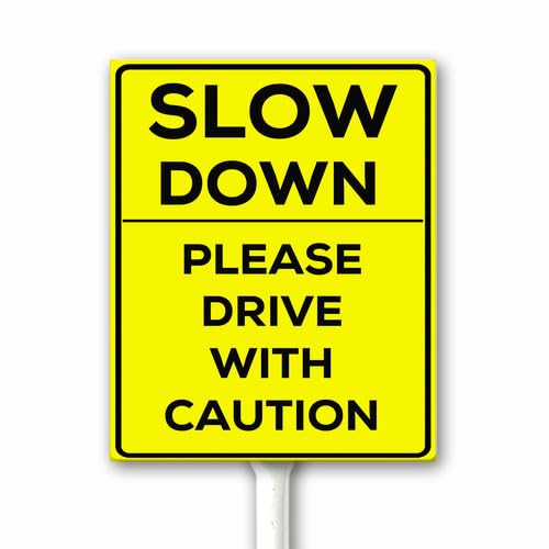 Lustiges Verkehrsschild mit Aufschrift "Slow Down Please Drive Witch Caution Traffic", Geschwindigkeitskontrolle, Metallschild für Hof, Garten, Straße, 20 x 30 cm, stabiles Aluminium, rostfrei Lustiges Verkehrsschild mit Aufschrift "Slow Down Please Drive Witch Caution Traffic", Geschwindigkeitskontrolle, Metallschild für Hof, Garten, Straße, 20 x 30 cm, stabiles Aluminium, rostfrei von Vdenvileye
