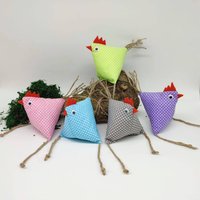 Hühner Aus Stoff Frühlingsdeko Ostern Dekoration Frühling Osterndeko Tischdeko Fensterschmuck Wanddeko von VeGa1604
