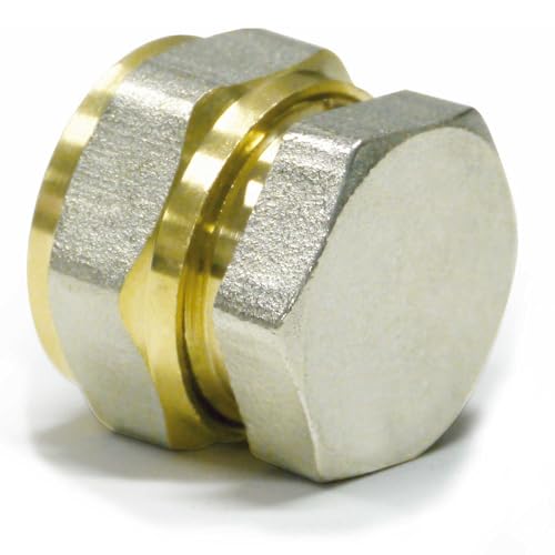 Pipetec Schraubfitting Endstopfen 16 x 2mm für Aluverbundrohr DVGW, Mehrschichtverbundrohr Schraubsystem Klemmverschraubung Klemmringverschraubung Blindstopfen Verschlußstopfen Verschlußkappe Pipetec Schraubfitting Endstopfen 16 x 2mm für Aluverbundrohr DVGW, Mehrschichtverbundrohr Schraubsystem Klemmverschraubung Klemmringverschraubung Blindstopfen Verschlußstopfen Verschlußkappe von VeTe Markt