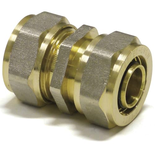 Pipetec Schraubfitting Kupplung 20 x 2mm - 20 x 2mm für Aluverbundrohr DVGW, Mehrschichtverbundrohr Schraubsystem Klemmverschraubung Klemmringverschraubung Fitting Verbinder Verbindungsstück Muffe Pipetec Schraubfitting Kupplung 20 x 2mm - 20 x 2mm für Aluverbundrohr DVGW, Mehrschichtverbundrohr Schraubsystem Klemmverschraubung Klemmringverschraubung Fitting Verbinder Verbindungsstück Muffe von VeTe Markt