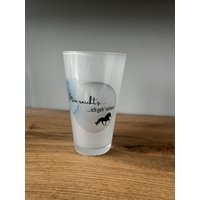 Glas Mit Wunsch-Islandpferdemotiv Glas Mit Wunsch-Islandpferdemotiv von VeWiArts