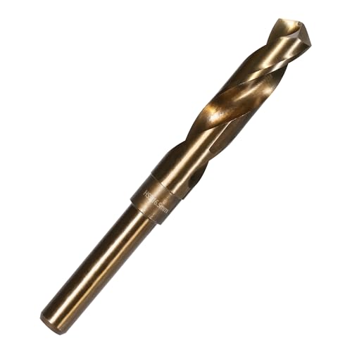 Vearter 16.5mm Spiralbohrer, HSS M2 Bohrer für Metall mit 12,7 mm Reduziertem Schaft, Schnellwechsel Metallbohrer für edelstahl Stahl, Kupfer, Aluminium, Zinklegierung, Holz und Kunststoff Vearter 16.5mm Spiralbohrer, HSS M2 Bohrer für Metall mit 12,7 mm Reduziertem Schaft, Schnellwechsel Metallbohrer für edelstahl Stahl, Kupfer, Aluminium, Zinklegierung, Holz und Kunststoff von Vearter