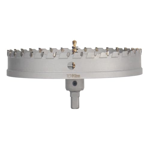 Vearter 190mm Hartmetall Lochsäge, TCT Lochbohrer Bohrer mit Zentrierbohrer, Hartmetallbohrer für Metall, Edelstahl, Baustahl, Aluminium, Kupfer, Eisen, Kunststoff, Glasfaser Vearter 190mm Hartmetall Lochsäge, TCT Lochbohrer Bohrer mit Zentrierbohrer, Hartmetallbohrer für Metall, Edelstahl, Baustahl, Aluminium, Kupfer, Eisen, Kunststoff, Glasfaser von Vearter