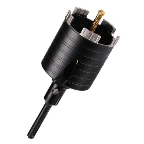 Vearter 72mm Trocken Kernbohrer, Diamant Bohrkrone mit SDS Plus Adapter, Kernlochbohrer für Ziegelwände, Mauerwerk, Beton, Zementblöcke, Stein, Granit, Marmor Vearter 72mm Trocken Kernbohrer, Diamant Bohrkrone mit SDS Plus Adapter, Kernlochbohrer für Ziegelwände, Mauerwerk, Beton, Zementblöcke, Stein, Granit, Marmor von Vearter