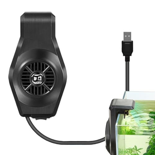 Aquarium Fan, Small Quiet Cooling Fan with Adjustable Speed Controller, Mountable Fish Tank Accessory for Freshwater, Saltwater, Shrimp and Plant Aquariums to Prevent Overheating von Veasbuu