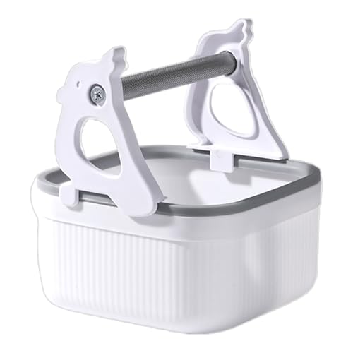 Bird Perch Stand, Desktop Parrot Training Station, 6.5x6.3x6.3 Inches Bite-Resistant Claw Grinding Bar, Built-In Toilet Bucket for Budgies, Conures, Parakeets, Cockatiels, Sparrows Bird Perch Stand, Desktop Parrot Training Station, 6.5x6.3x6.3 Inches Bite-Resistant Claw Grinding Bar, Built-In Toilet Bucket for Budgies, Conures, Parakeets, Cockatiels, Sparrows von Veasbuu