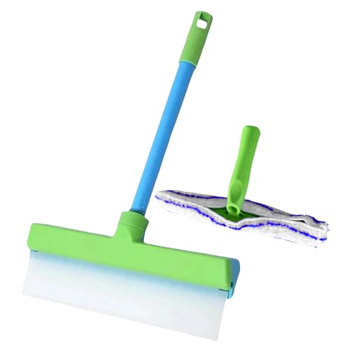 Duschabzieher, Silikon-Fensterschaber-Set, 30 x 17 x 7 cm, recycelbar, weich mit ergonomischem Griff für Glastüren, Spiegel, Küchenfliesen, Auto-Windschutzscheibenreinigung von Veasbuu