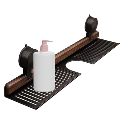 Duschregal mit Saugnapf, robuster Saugnapf-Organizer, 40 cm, kein Bohren, Ständer mit starkem Griff, wandmontiertes Aufbewahrungsregal für Badezimmer, Schlafzimmer und Küche Duschregal mit Saugnapf, robuster Saugnapf-Organizer, 40 cm, kein Bohren, Ständer mit starkem Griff, wandmontiertes Aufbewahrungsregal für Badezimmer, Schlafzimmer und Küche von Veasbuu