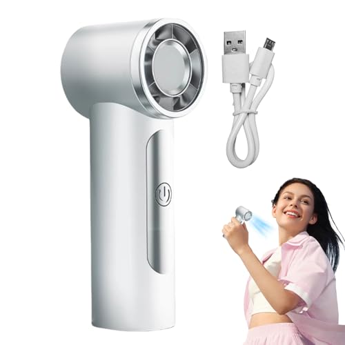 Handheld Fan, Personal Hand Fan, 1.38x1.57x3.94 Inches Quiet Strong Airflow, Compact Lightweight Design, USB Rechargeable Cooling Device for Daily Commute, Makeup and Travel Use Handheld Fan, Personal Hand Fan, 1.38x1.57x3.94 Inches Quiet Strong Airflow, Compact Lightweight Design, USB Rechargeable Cooling Device for Daily Commute, Makeup and Travel Use von Veasbuu