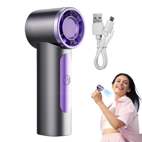 Handheld Fan, Personal Hand Fan, 1.38x1.57x3.94 Inches Quiet Strong Airflow, Compact Lightweight Design, USB Rechargeable Cooling Device for Daily Commute, Makeup and Travel Use Handheld Fan, Personal Hand Fan, 1.38x1.57x3.94 Inches Quiet Strong Airflow, Compact Lightweight Design, USB Rechargeable Cooling Device for Daily Commute, Makeup and Travel Use von Veasbuu
