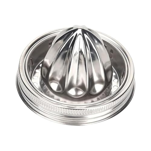 Jar Entsafter Zitrusreibahle Deckel Edelstahl Entsafter Wiederverwendbarer Entsafter Deckel Manuelle Saftpresse Zitronenpresse Deckel Auslaufsicher Jar Cap Jar Squeezer Griff Entsafter von Veasbuu