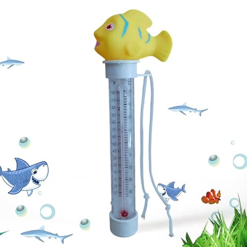 Pool Temperature Meter, Floating Gauge, Accurate Water Temp Readin, Floats Design, Precise Tester Cartoon Gauge for Outdoor Indoor Family Lake Home Shower and Children Use Pool Temperature Meter, Floating Gauge, Accurate Water Temp Readin, Floats Design, Precise Tester Cartoon Gauge for Outdoor Indoor Family Lake Home Shower and Children Use von Veasbuu