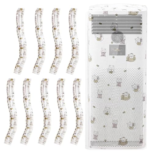Portable Air Conditioner Cover, 10 Pieces AC Cover, 31.5x39.37 inches Thickened Fabric Guard, Moisture Protection, Easy Storage, Appliance Covers for Home and Counter Kitchen Use von Veasbuu