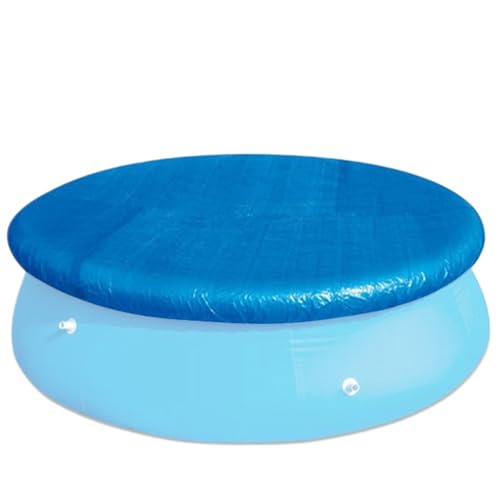 Round Pool Cover, Swimming Pool Protector, Dustproof Protective Hot Tub Lid, UV-Resistant Waterproof Coating, Adjustable Drawstring Design, Outdoor Covers for Yard and Backyard Use von Veasbuu