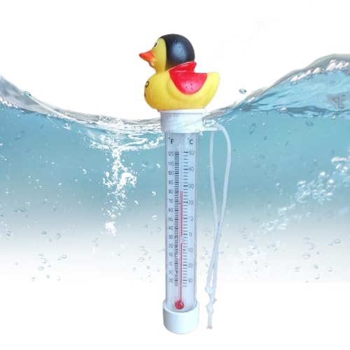 Temperature Gauge, Duck Water Temperature, 7.87x2.36 inches Easy Read Floating Measuring Device, Cute Animal Design, Pool Thermometer for Swimming Pools Pond Aquarium Bathtub Temperature Gauge, Duck Water Temperature, 7.87x2.36 inches Easy Read Floating Measuring Device, Cute Animal Design, Pool Thermometer for Swimming Pools Pond Aquarium Bathtub von Veasbuu