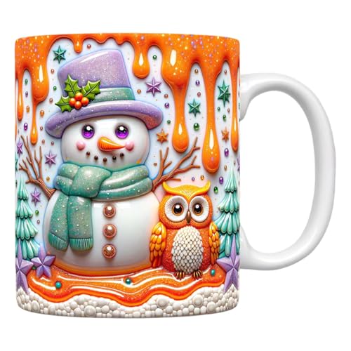 Veasbuu Christmas Cups,Keramik Weihnachtskaffeetassen | 350ml 3D Design Trinkgefäß Mit Für Urlaub Tee Küche Festtag Damen Geburtstag Veasbuu Christmas Cups,Keramik Weihnachtskaffeetassen | 350ml 3D Design Trinkgefäß Mit Für Urlaub Tee Küche Festtag Damen Geburtstag von Veasbuu