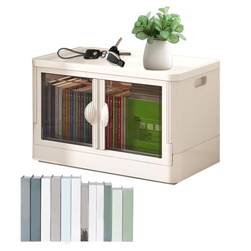 Veasbuu Faltbare Aufbewahrungsbox, stapelbare Behälter, Doppeltüren, stabiles Design, 47 x 29 x 29 cm, perfekt für Schrankorganisation, Aufbewahrung zu Hause, platzsparend Veasbuu Faltbare Aufbewahrungsbox, stapelbare Behälter, Doppeltüren, stabiles Design, 47 x 29 x 29 cm, perfekt für Schrankorganisation, Aufbewahrung zu Hause, platzsparend von Veasbuu