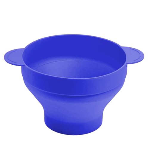 Veasbuu Popcornschalen Wiederverwendbar - Silikon Popcorn Popper Mikrowelle - Multifunktional, Spülmaschinenfest Faltbarer Lebensmittelbehälter für Zuhause, Party von Veasbuu