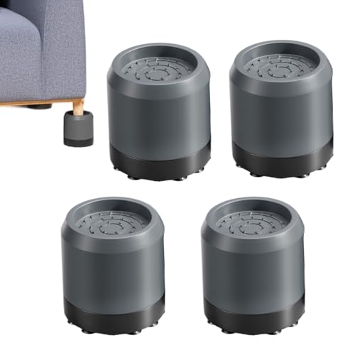 Washing Machine Anti-Vibration Pads, 2.44x2.44 inches Heavy Duty Suction Cup Machine Stabilizer Support Mat, Stops Moving, 4 Pieces for Home, Kitchen and Prevents Noise Washing Machine Anti-Vibration Pads, 2.44x2.44 inches Heavy Duty Suction Cup Machine Stabilizer Support Mat, Stops Moving, 4 Pieces for Home, Kitchen and Prevents Noise von Veasbuu