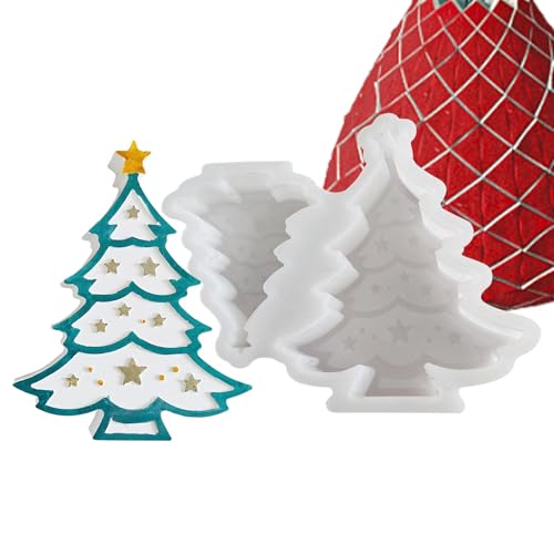 Weihnachtsbaum-Silikonform, Tannenbaum-Ton-Form, Harz-Bastelform, Weihnachts-Seifenform, Silikon-Heimdekoration, Kiefernbaumharzform, Sojawachs-Form für Weihnachten Weihnachtsbaum-Silikonform, Tannenbaum-Ton-Form, Harz-Bastelform, Weihnachts-Seifenform, Silikon-Heimdekoration, Kiefernbaumharzform, Sojawachs-Form für Weihnachten von Veasbuu