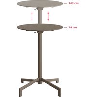 VEBA Versa Terrassen-/Stehtisch  In 2 Höhen verstellbar von Veba