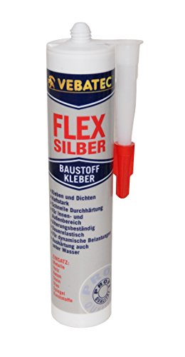 Vebatec FLEX SILBER Baustoffkleber 290ml dauerelastisch von Vebatec