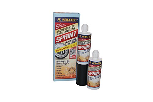 Vebatec Sprint 2-Komponenten Schnellklebstoff Kleber 280 ml von Vebatec