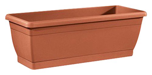 Blumenkasten Roxanne inkl. Tablett 50x20x18 cm Terrakottafarben Blumenkasten Roxanne inkl. Tablett 50x20x18 cm Terrakottafarben von Veca Veneta Casalinghi