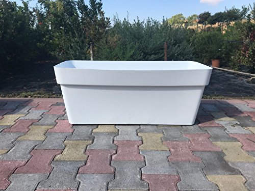 Pflanzkübel Blumenkübel Blumentopf eckig Kunststoff Starke 60 cm Farbe weiß Typ Cleo amdgarden Pflanzkübel Blumenkübel Blumentopf eckig Kunststoff Starke 60 cm Farbe weiß Typ Cleo amdgarden von Veca Veneta Casalinghi