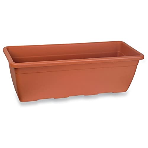 Veca Blumenkasten Naxos 50 x 20 x 16 cm terracotta von Veca Veneta Casalinghi