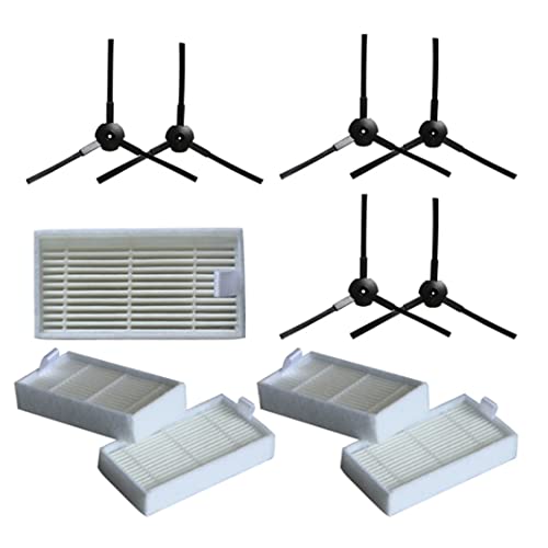 Veciado 6 X Seiten BüRste + 5 X Filter für Lidl Silber SSR 3000 A1 Roboter Staubsauger ZubehöR Staubsauger Veciado 6 X Seiten BüRste + 5 X Filter für Lidl Silber SSR 3000 A1 Roboter Staubsauger ZubehöR Staubsauger von Veciado