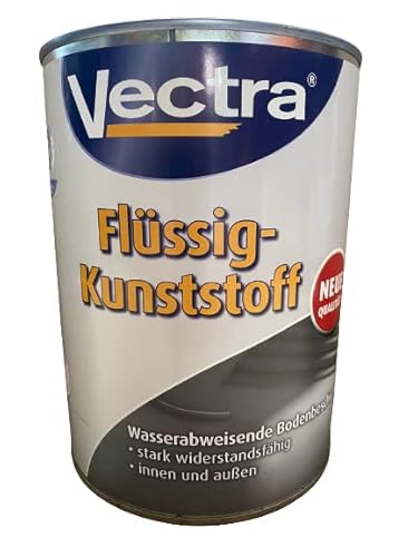 Vectra Flüssigkunststoff Bodenbeschichtung Seidenglanz Reinweiß 2,5 l von Vectra