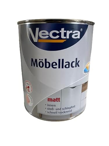 Vectra Möbellack innen Wasserbasis Pu Matt Farblos 0,75 L von Vectra