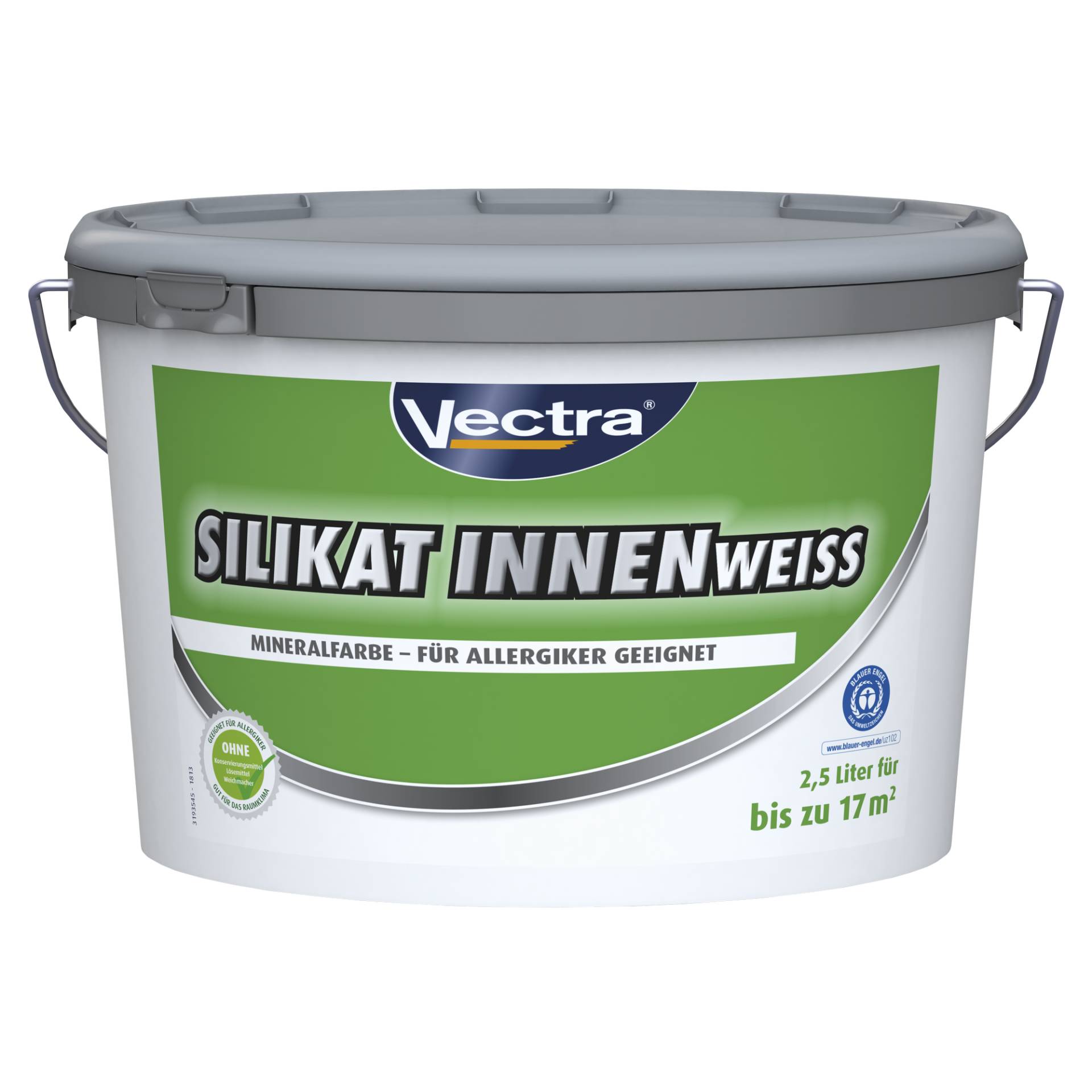 Vectra Silikat-Wandfarbe weiß matt 2,5 l von Vectra