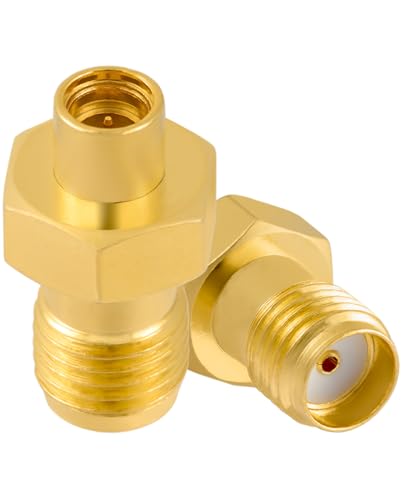 Vecys Antennenadapter SMA-Buchse auf SMP-Stecker, 50 Ohm, verlustarmer SMA auf SMP, Hochfrequenz, RF-Koaxialadapter für Antenne, Koaxialkabel, Netzwerkgeräte, Geräte, Signaltests, 2 Stück Vecys Antennenadapter SMA-Buchse auf SMP-Stecker, 50 Ohm, verlustarmer SMA auf SMP, Hochfrequenz, RF-Koaxialadapter für Antenne, Koaxialkabel, Netzwerkgeräte, Geräte, Signaltests, 2 Stück von Vecys