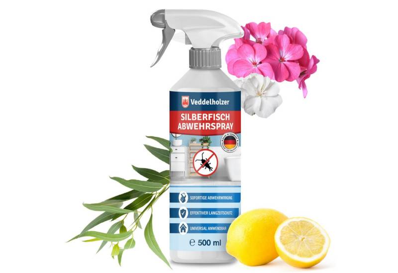 Veddelholzer Insektenspray 500 ml Papier- & Silberfisch Abwehrspray Laborgeprüfte Wirksamkeit, 500 ml, sofort und Langzeitschutz Effektiv & Dauerhaft, Silberfische bekämpfen optimale Alternative zu Silberfisch Köderdose Veddelholzer Insektenspray 500 ml Papier- & Silberfisch Abwehrspray Laborgeprüfte Wirksamkeit, 500 ml, sofort und Langzeitschutz Effektiv & Dauerhaft, Silberfische bekämpfen optimale Alternative zu Silberfisch Köderdose von Veddelholzer