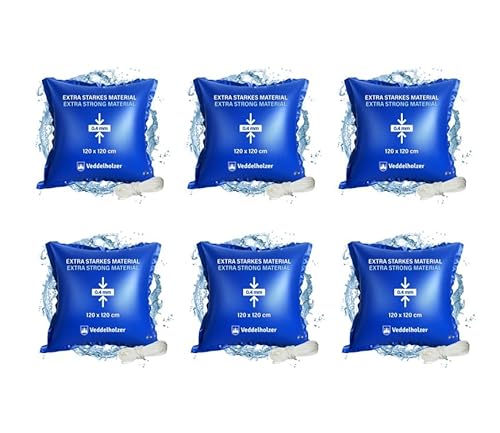 Veddelholzer 6Mal XXL 120 x 120 cm Luftkissen inkl. 24m Seil Poolkissen Winter zur Poolabdeckung Pool Zubehör Pool Wintermittel zur Pool Überdachung Abdeckung im Winter und bei schlechtem Wetter Veddelholzer 6Mal XXL 120 x 120 cm Luftkissen inkl. 24m Seil Poolkissen Winter zur Poolabdeckung Pool Zubehör Pool Wintermittel zur Pool Überdachung Abdeckung im Winter und bei schlechtem Wetter von Veddelholzer