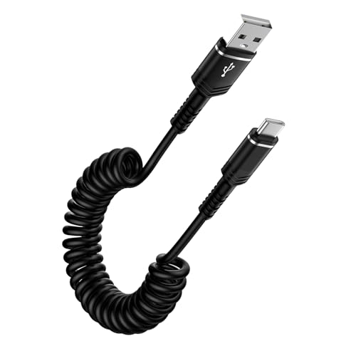 USB C Spiralkabel,【0.4M-1.8M】USB auf USB C Kabel Schnellladekabel Android Auto USBC Ladekabel Typ C Datenkabel für Samsung Galaxy S25 S24 Ultra S23 S22 S21 S20 A15 A55 A56 A54 A53 A35 A34,iPhone 16 15 USB C Spiralkabel,【0.4M-1.8M】USB auf USB C Kabel Schnellladekabel Android Auto USBC Ladekabel Typ C Datenkabel für Samsung Galaxy S25 S24 Ultra S23 S22 S21 S20 A15 A55 A56 A54 A53 A35 A34,iPhone 16 15 von Vedfoad