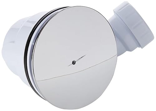 Trueshopping WAS90 VeeBath Essentials Duschabtrennung, 90 mm, schnell fließend, leicht zu reinigen, Chrom von VeeBath