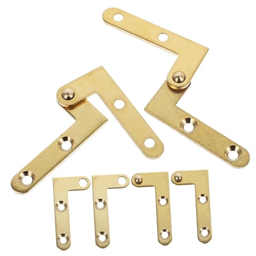 Veemoon Rotation Versteckte Tür Pivot Scharniere Kupfer Dachboden Leiter Scharnier 4 Sets Pack Stille und von Veemoon