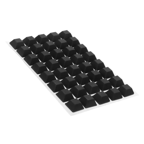 Veemoon 1 Blatt Gummifüße Gummi -Stoßfängerpolster Elektronikfüße Schublade stoppt Tastaturfüße Gummipuffer selbstklebend Gummi -Türstopper Klebefüße Stoßstangenfüße Black von Veemoon