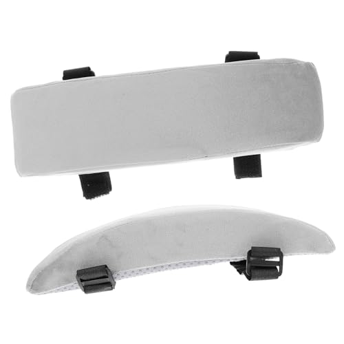 Veemoon 1 Paar Armlehnenpolster Kissen Armlehnenabdeckung Mit Ausruhen Unterstützung Bürostuhl Arm Eins Armlehnenbezüge Für Schreibtischstühle Pads Grey Schwamm von Veemoon