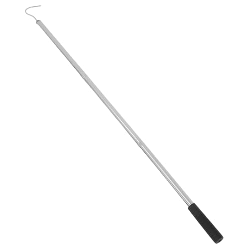 Veemoon 1 Satz Attic Ladder Pull Down System Kit Stangen Aluminiumgriff Platzsparend für Mühelosen Zugang zum Robustes Design mit Aufbewahrungshaken Einfache Handhabung von Veemoon