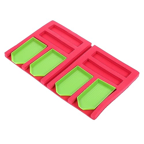 Veemoon 1 Satz DIY Tray für Strassmalerei Faltbarer Aufbewahrungsständer mit Grünen Malpaletten Flexibles Langlebiges Material zur Schnellen Sortierung Für Bohrstiften Veemoon 1 Satz DIY Tray für Strassmalerei Faltbarer Aufbewahrungsständer mit Grünen Malpaletten Flexibles Langlebiges Material zur Schnellen Sortierung Für Bohrstiften von Veemoon