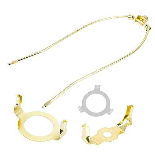 Veemoon Lampenschirmharfe Satz Verstellbarer Lampenhalter Aus Edelstahl Mit Adapter Für Selbstgemacht Tisch Und Stehlampe Modern Und Stilvoll von Veemoon