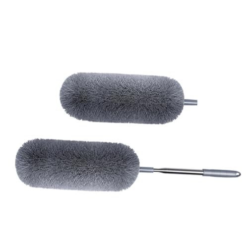 Veemoon 1 Satz Erweiterbarer Staubwedel Duster mit Waschbarem Bürstenkopf Teiliges für Möbel Auto und Haushalt Flexibles Reinigungswerkzeug für Effizientes Staubwischen von Veemoon
