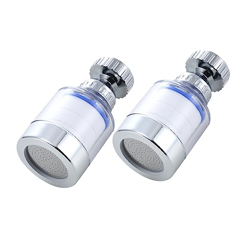Veemoon 1 Satz Küchenwasserhahn Sprühkopf Mit Spritz Funktion Langlebiger Wasserfilter Aufsatz Wassersparend Und Installieren Für Haushalt 2 Stück Veemoon 1 Satz Küchenwasserhahn Sprühkopf Mit Spritz Funktion Langlebiger Wasserfilter Aufsatz Wassersparend Und Installieren Für Haushalt 2 Stück von Veemoon