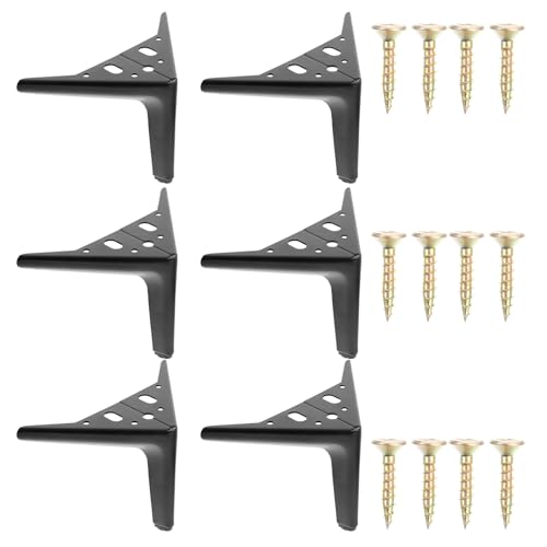 Veemoon 1 Satz Metallmöbelfüße für Schreibtisch Sofa Schrank – Schwerlast Ersatzstützbeine aus Stahl – Möbelfüße für Badezimmermöbel Veemoon 1 Satz Metallmöbelfüße für Schreibtisch Sofa Schrank – Schwerlast Ersatzstützbeine aus Stahl – Möbelfüße für Badezimmermöbel von Veemoon